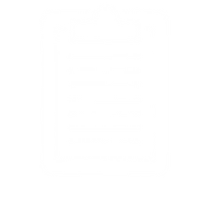 White dental check up symbol